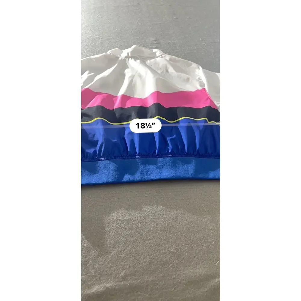 Pink Platinum Girls Racing Jacket Shorts Set Size L Checkered